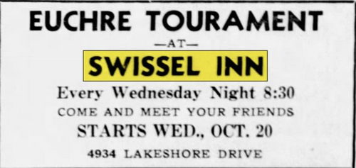 Swissel Inn - Oct 1948 Ad (newer photo)